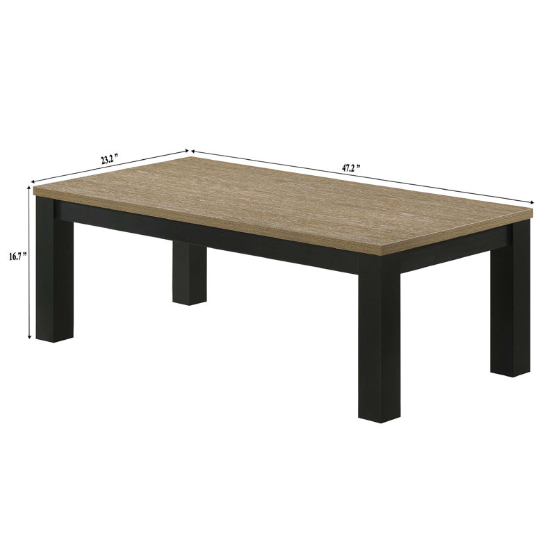 Table basse rectangulaire