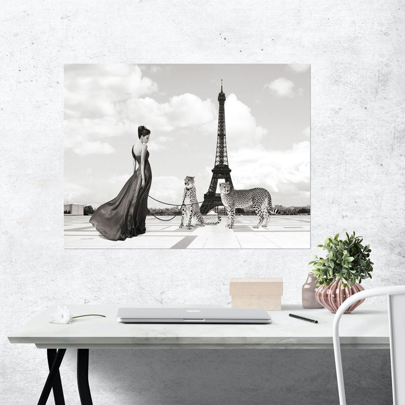 Trocadero View 1 Piece Wall Art, 70cm H x 100cm W, Wrapped Canvas