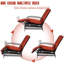 Chaise de patio inclinable avec coussins Baldewijn-296323850
