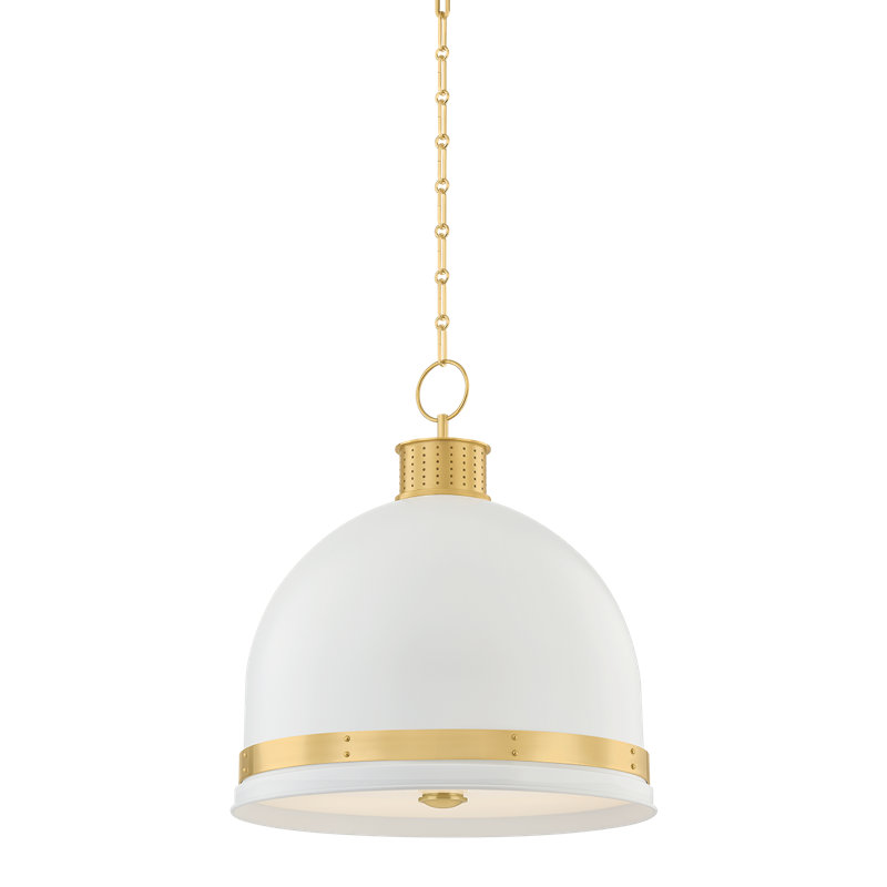 Pinesbridge Pendant, 22" H x 20.25" W x 20.25" D, 3 Lights