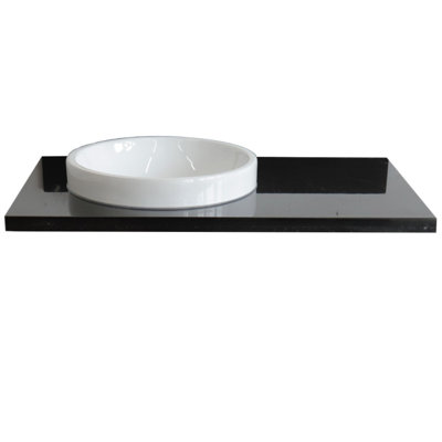 Tiara 37'' Single Bathroom Vanity Top with Sink