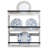 3 Tier Wall Display Wood  Shelf Rack For Plate
