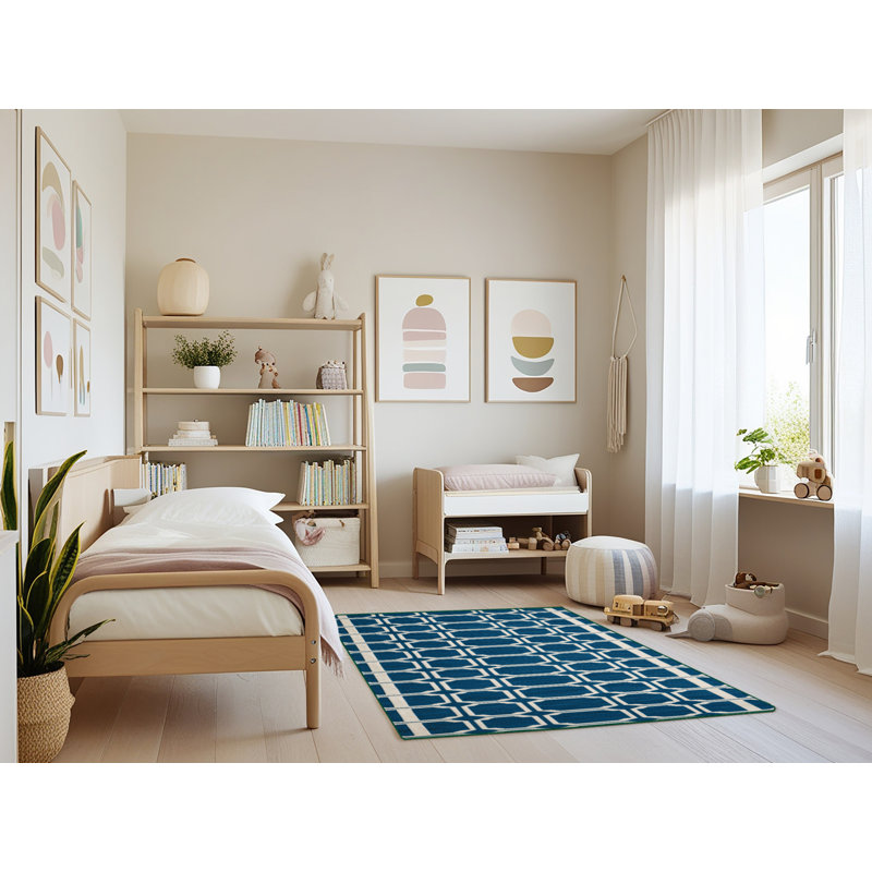 Tapis vert en treillis lavable à la machine, Rectangulaire 3 pi x 5 pi