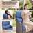5 Piece Wicker Patio Furniture Set With 6" Thick Cushion - Outdoor Swivel Rocker Chairs Set With 3 Seat Sofa And Coffee Table, Patio Conversation Sets Proch Furniture For Balcony Deck-1858553611-1858553610