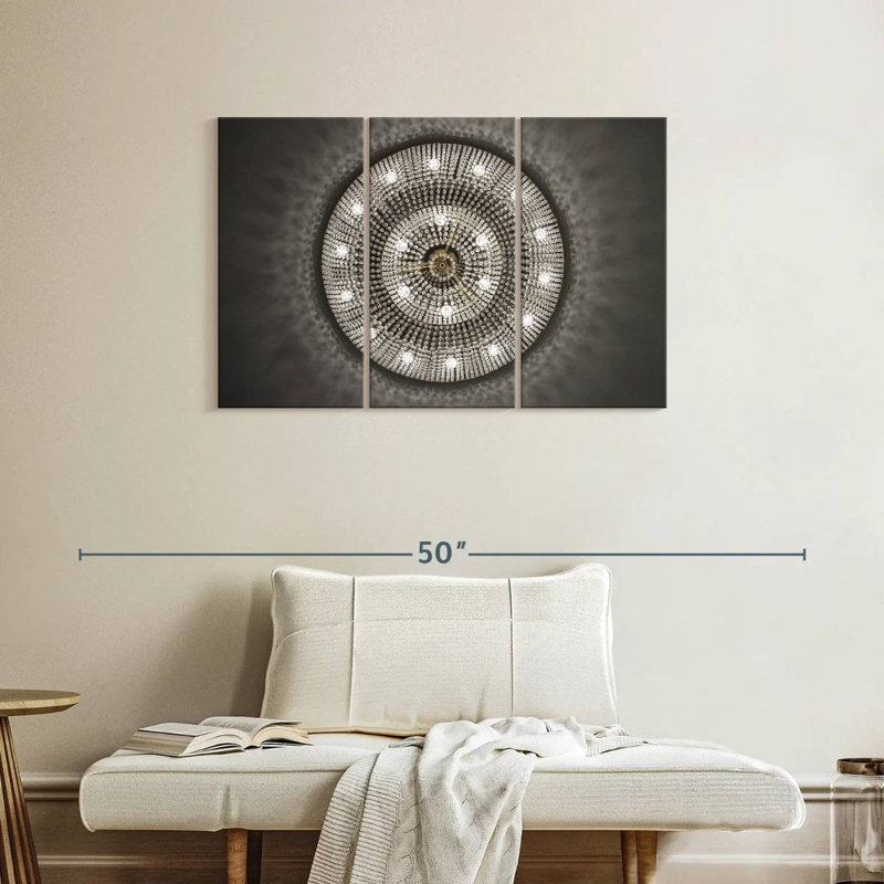 Kerner Under The Crystal Chandelier, 24" H x 38" W
