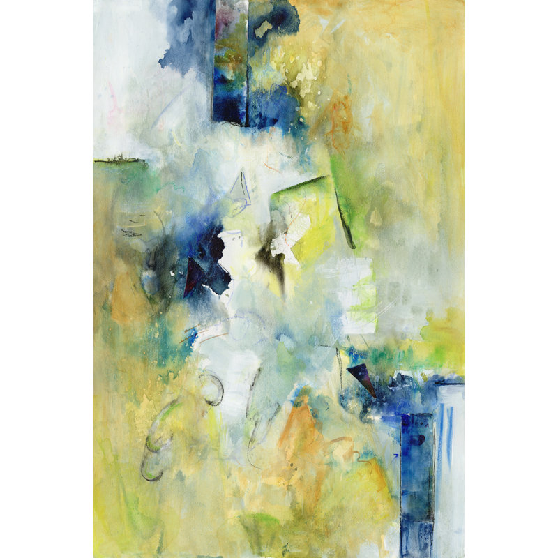 Starlings I by Joyce Combs - Painting on Canvas, 30 cm H x 20 cm W, Wrapped Canvas