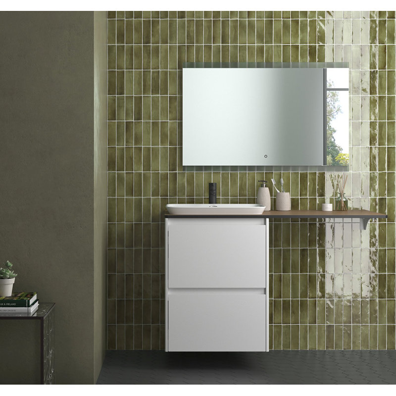 Coco Living 2 in. x 6 in. Porcelain Zellige Wall and Floor Tile (Gloss), Verde Gloss