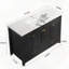 Bathroom Vanity Cabinet With Soft Close Doors And Drawers Without Sink