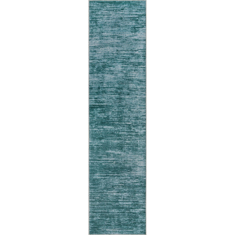 Ikhasa Chenille Abstract Indoor Rug, Runner 2'6" x 10'