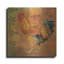 Art mural en métal «Coq Motifs 2» par Art Licensing Studio Luxe, 12 po x 12 po-117053133