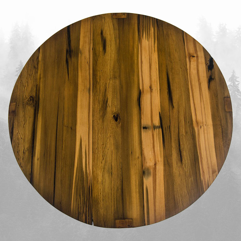 Anakie Walnut Round Solid Wood Dining Table