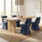 Upholstered Swivel Dining Chair-784071258