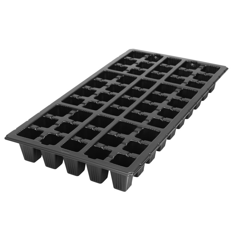 SUNPACK 21" x 11" Heavy Duty 50-Cell Square Insert, Black, 2.5"