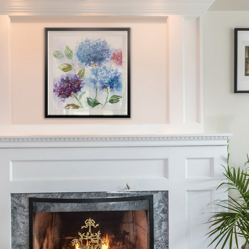 " Hydrangea Harmony I ", 30.5" H x 30.5" W x 1.5" D