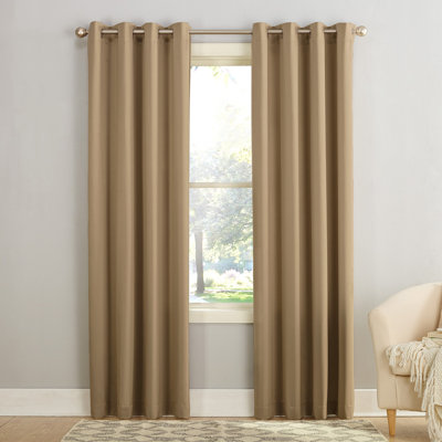 Thermal Energy Saving Grommet Curtain Panel - Basics by Wayfair™