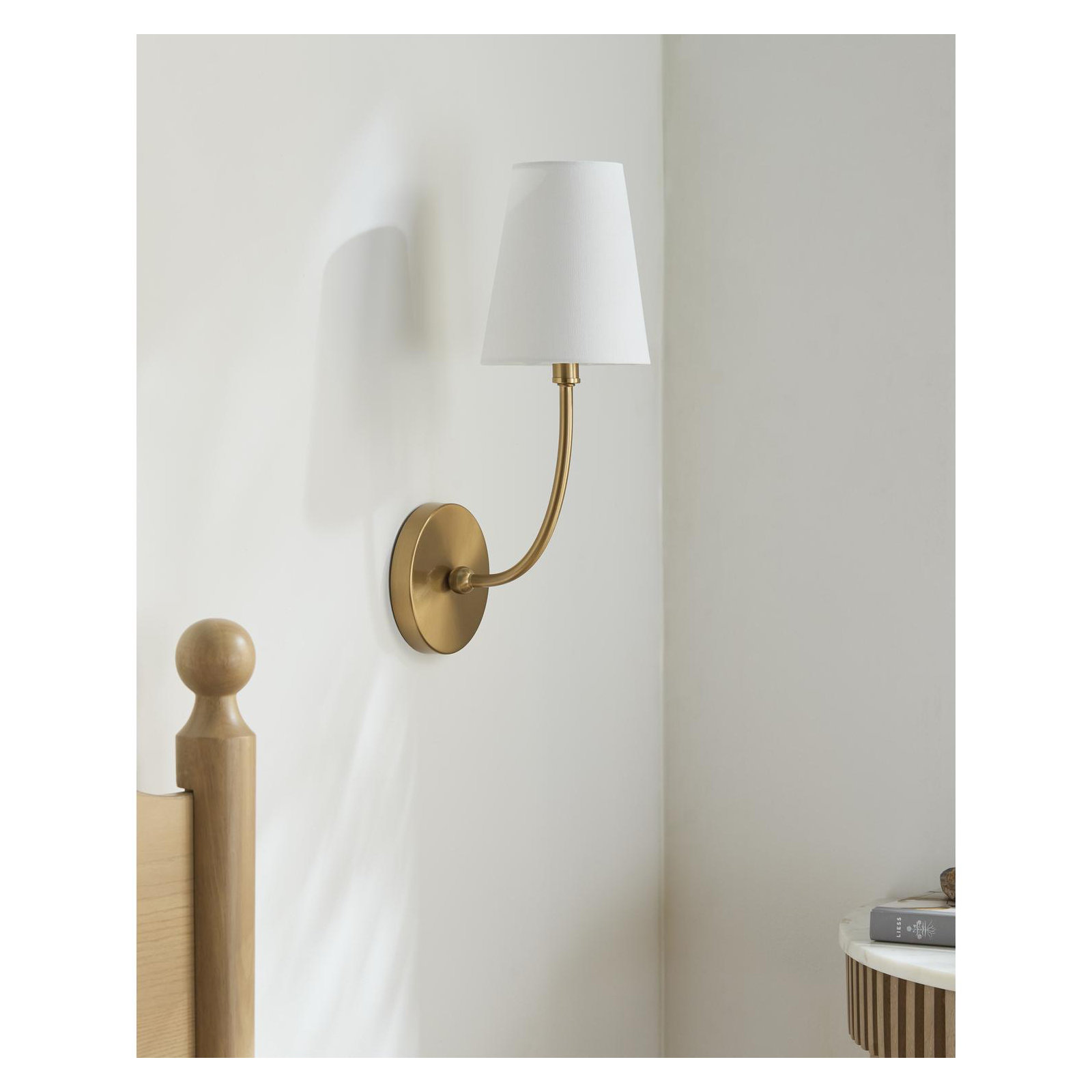 Hatchie Wall Sconce, Brass