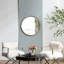 Miroir rond 30 po x 34 po doré avec cadre en fer. Embellissez votre vestibule. Idéal pour les vestibules, les salons, les chambres à coucher, les meubles-lavabos et les vestibules