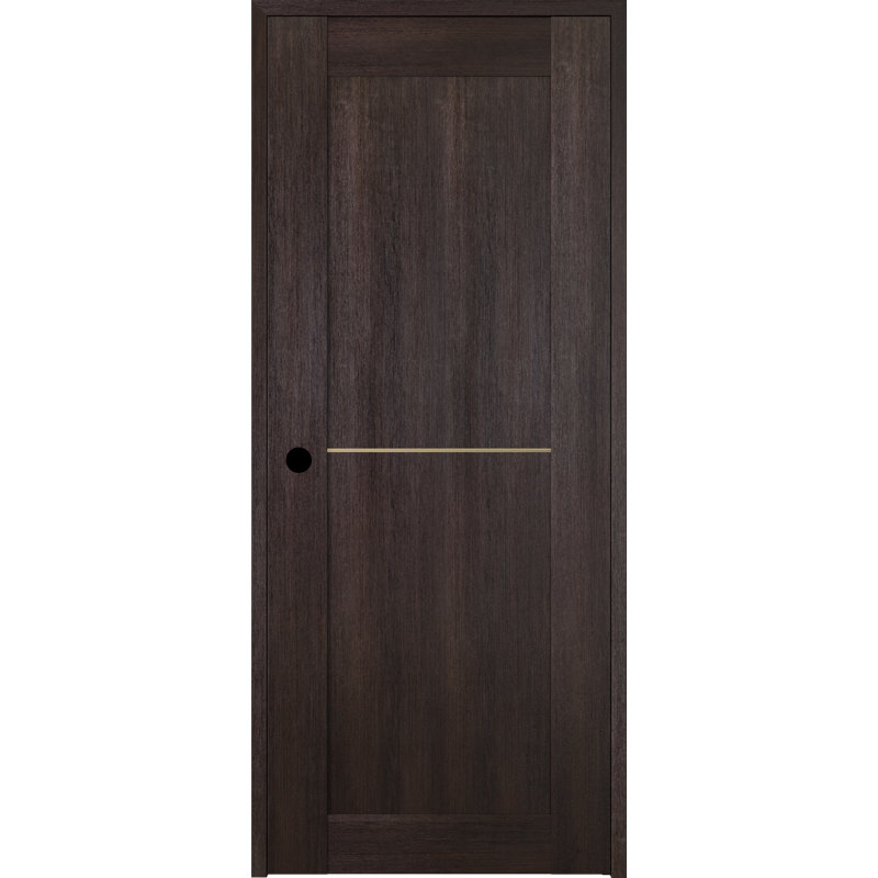 Porte standard en bois manufacturé Avon 07 1H Gold, Chêne Veralinga, 17,75 po x 79,37 po, À gauche