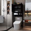 Support de toilette, salle de bain indépendante, salle de lavage, peu encombrant, noir