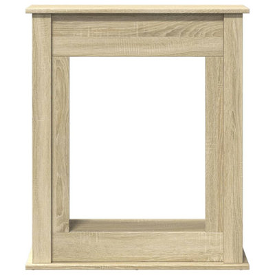 Fireplace Surround 75x87.5 Cm Engineered Wood