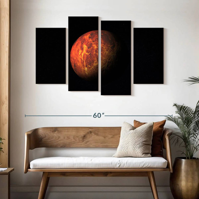 Oberle Planet Mars, 32" H x 52" W