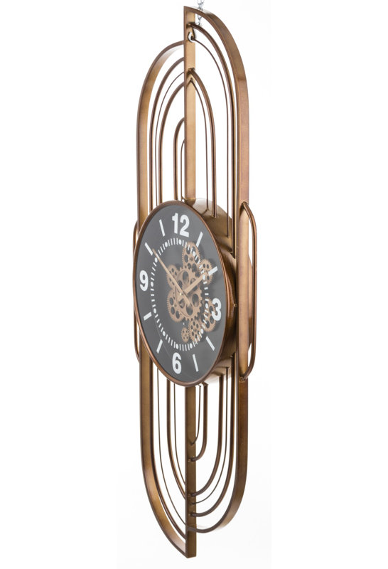 Akan Metal Wall Clock