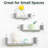 Set Of 3 Floating “U” Shelves, Easy-To-Assemble Floating Wall Mount Shelves For Bedrooms And Living Rooms-1385593722