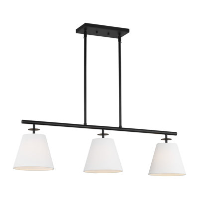 Stephens 3 - Light Dimmable Modern Linear Chandelier