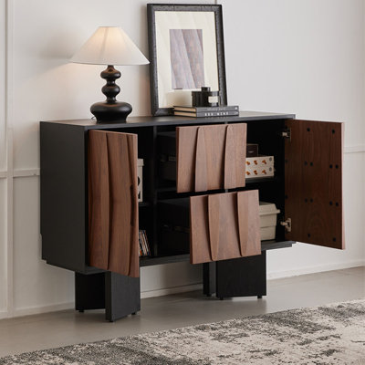 Modern Retro Style Accent Cabinet