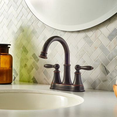 Courant Centerset Bathroom Faucet with Drain Assembly