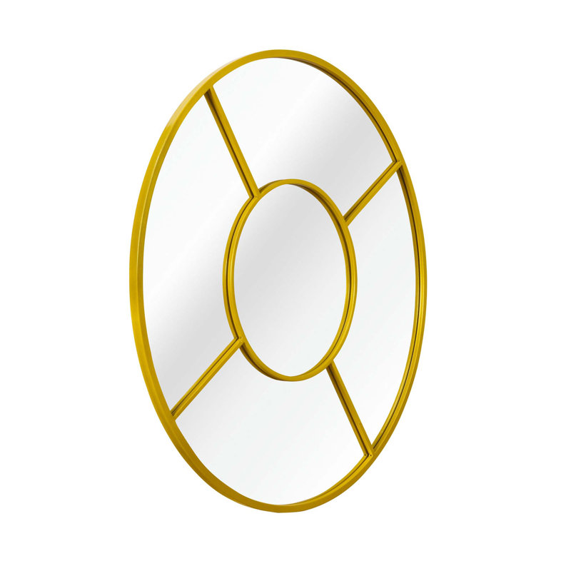 Miroir rond 36 po, Or