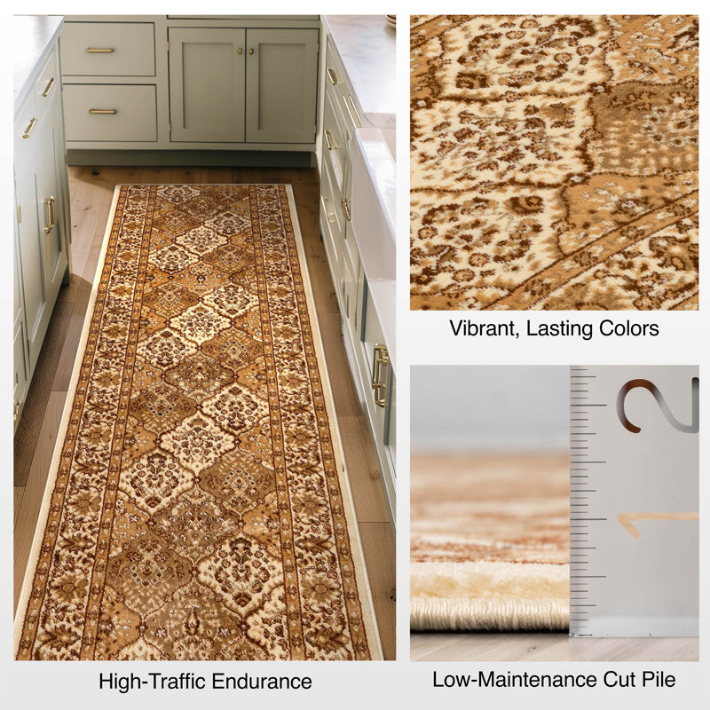 Tapis d'escalier Almore Pyla, Tapis de couloir 2 pi 2 po x 23 pi