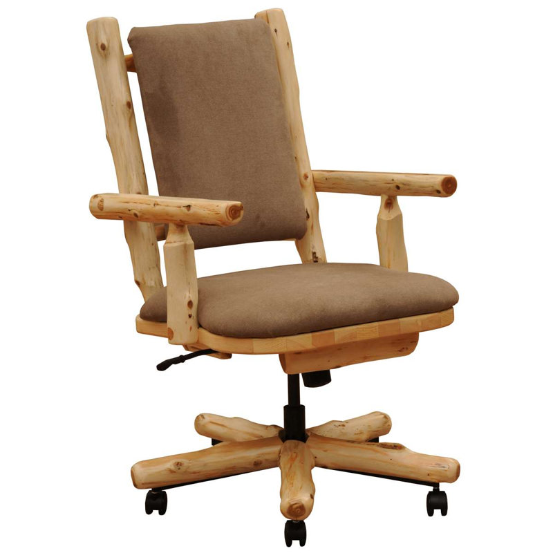 Fauteuil de direction Cedar Log, Vintage 