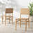 Jeremiah Woven Leather Dining Chair-106648610
