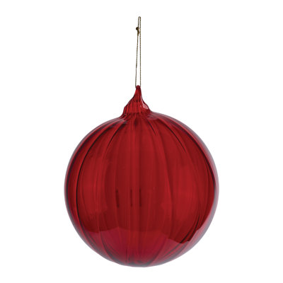 Ornement boule en verre surdimensionné (ensemble de 3)