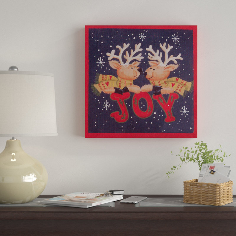 « joy renne », art sur toile, H 14 po x l 14 po x P 2 po