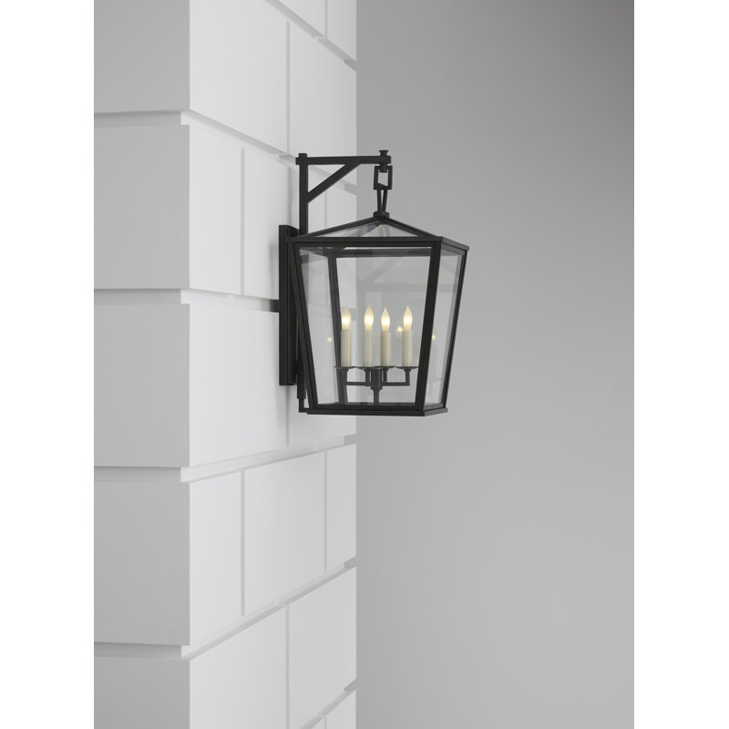 Chapman & Myers Darlana Medium Bracket Lantern, 21.25" H x 12.5" W x 14.25" D