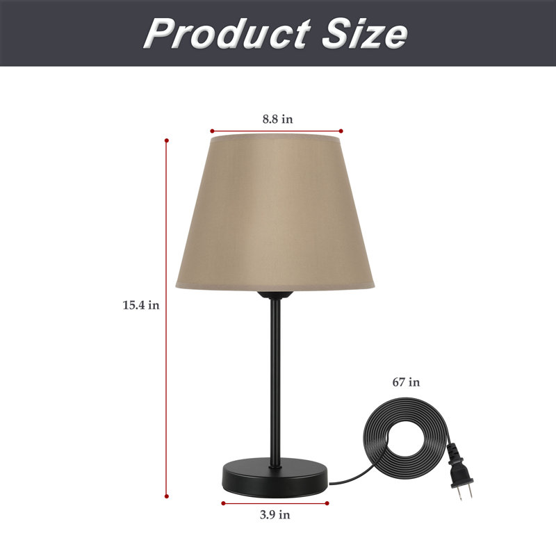 Lampe de table 15,4 po Syona