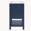 Meuble-lavabo moderne de 24 po avec design en sergé, charnières à fermeture en douceur, tablette réglable, structure ouverte à l'arrière-129106288-129106287