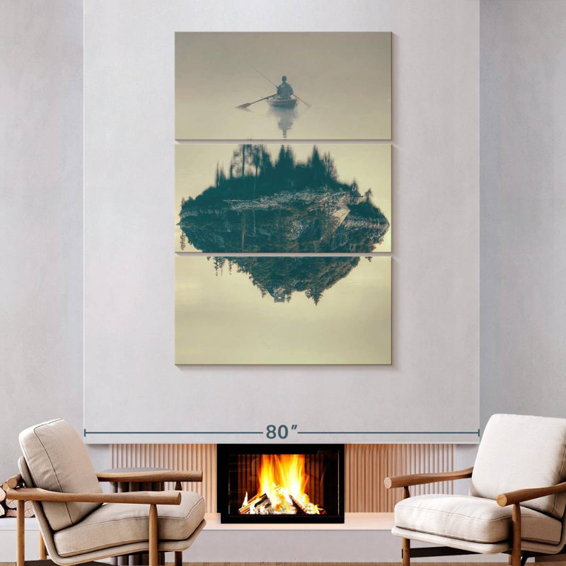 Kelan Afterburn, 74" H x 48" W