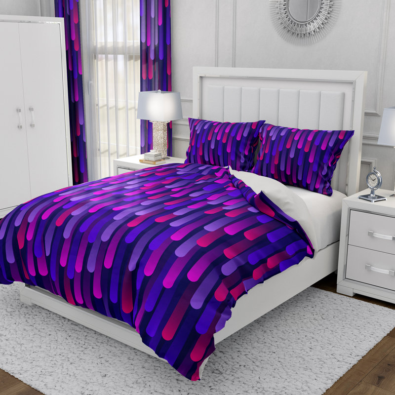 Abstract Duvet Cover, King Duvet Cover + 2 King Shams