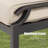 Tamarin Patio Aluminum Conversation Set With Ottomans And Sunbrella® Cushions