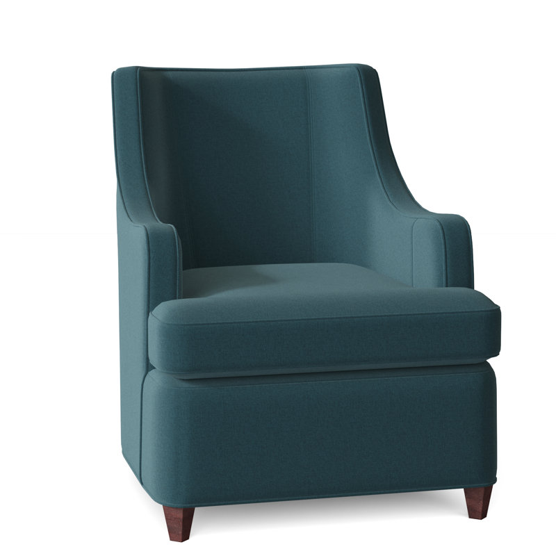 Fauteuil à oreilles Libby Langdon, Montego Bay, Polyester turquoise 8789