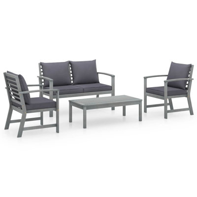 Aviv 4 Piece Lounge Chair with Cushions