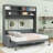 Queen Murphy Bed with Sofa-365989629