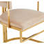 Chaise avec accoudoirs en velours Baten
