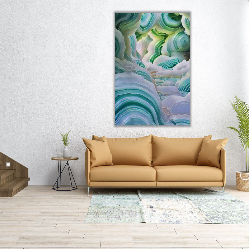 Inside A Geode - Canvas Print Wall Art, 24" H x 16" W