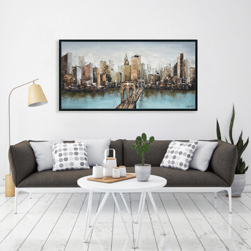 « new york cityscape »-« floater », reproduction d’art sur toile