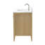 Meuble-lavabo simple 60 po avec plateau en marbre d'ingénierie 60 po-105275187-105275186