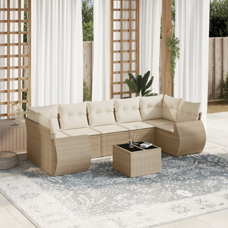 Ensemble de canapé de jardin Vidaxl